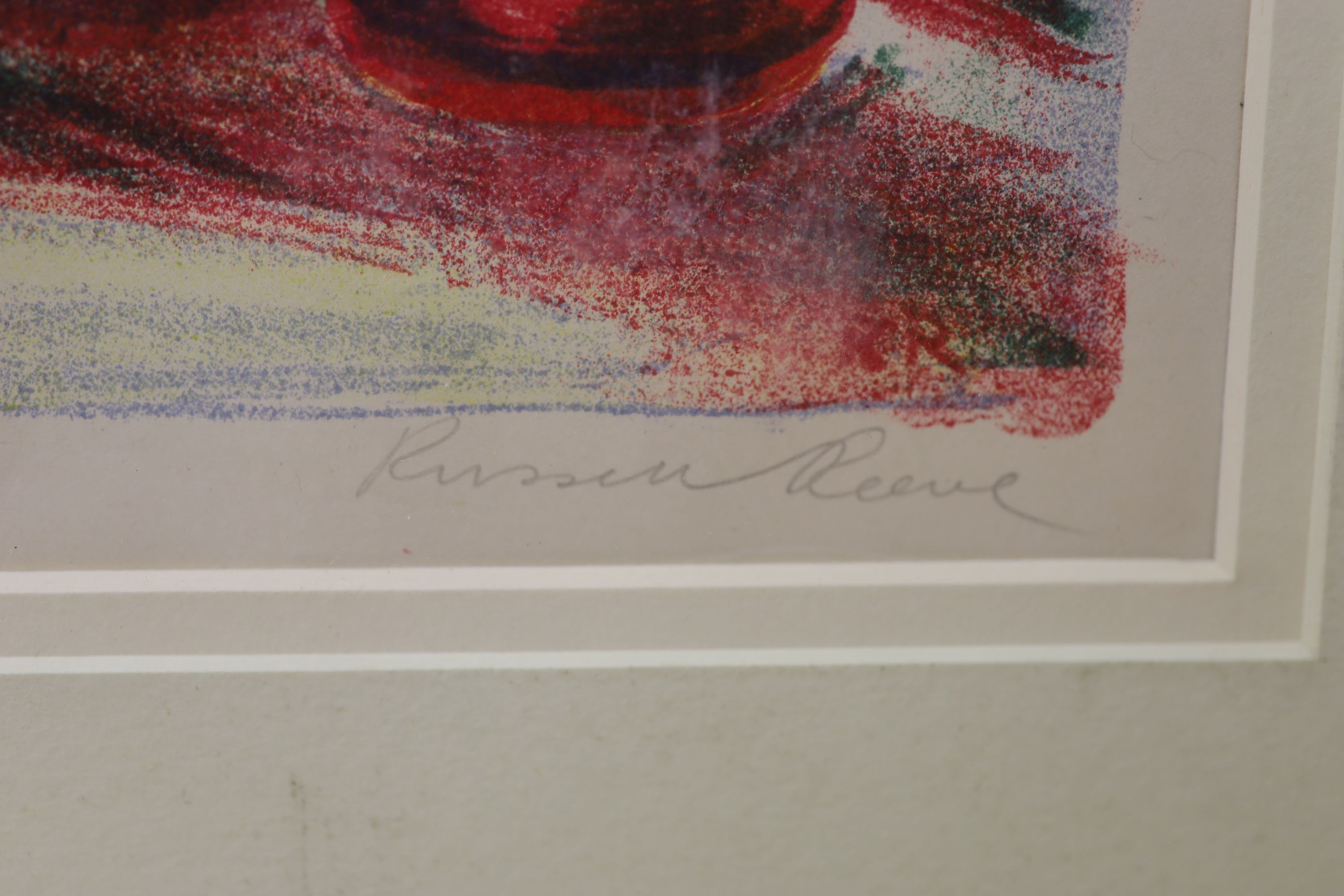 Sydney Russell Reeve (b.1895), lithograph, 'Window in Provence’, signed, 32 x 40cm, unframed. Condition - fair